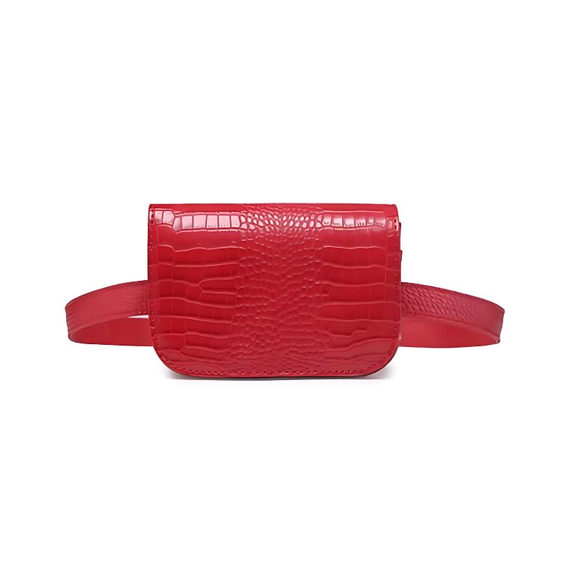Cinto Pochete Feminino de Couro - Kroko