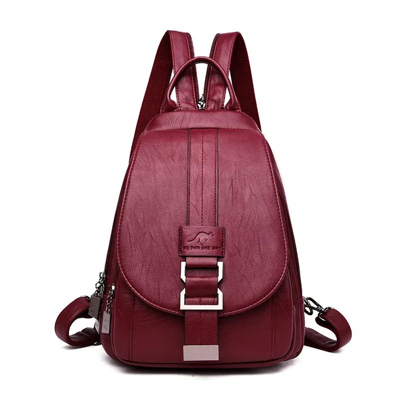 Mochila de Couro Feminina Calli