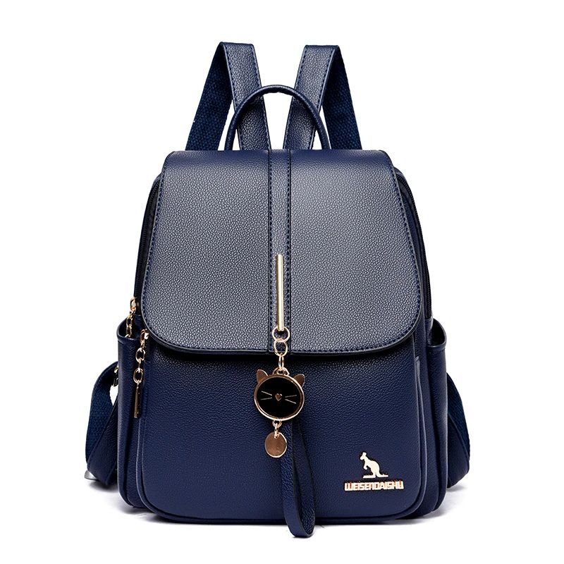 Mochila de Couro Feminina Cats 3