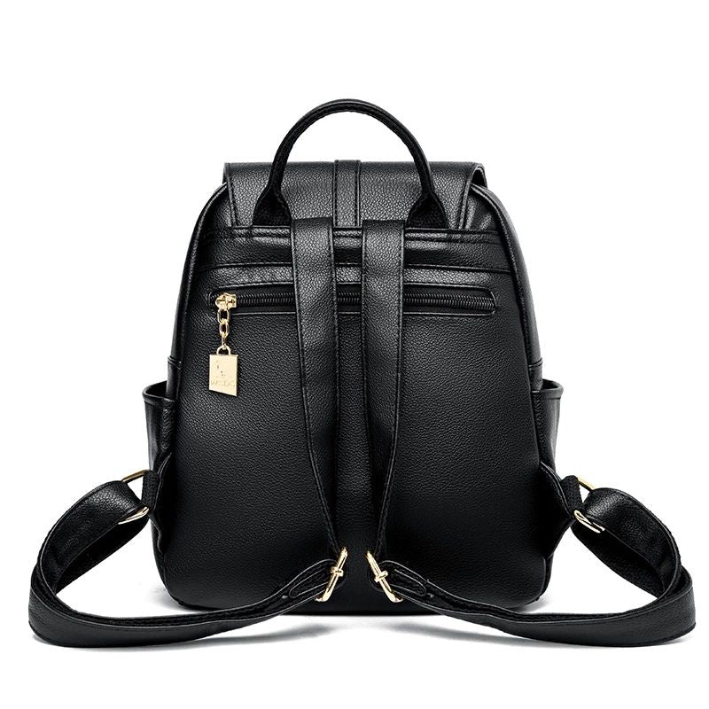 Mochila de Couro Feminina Cats 5