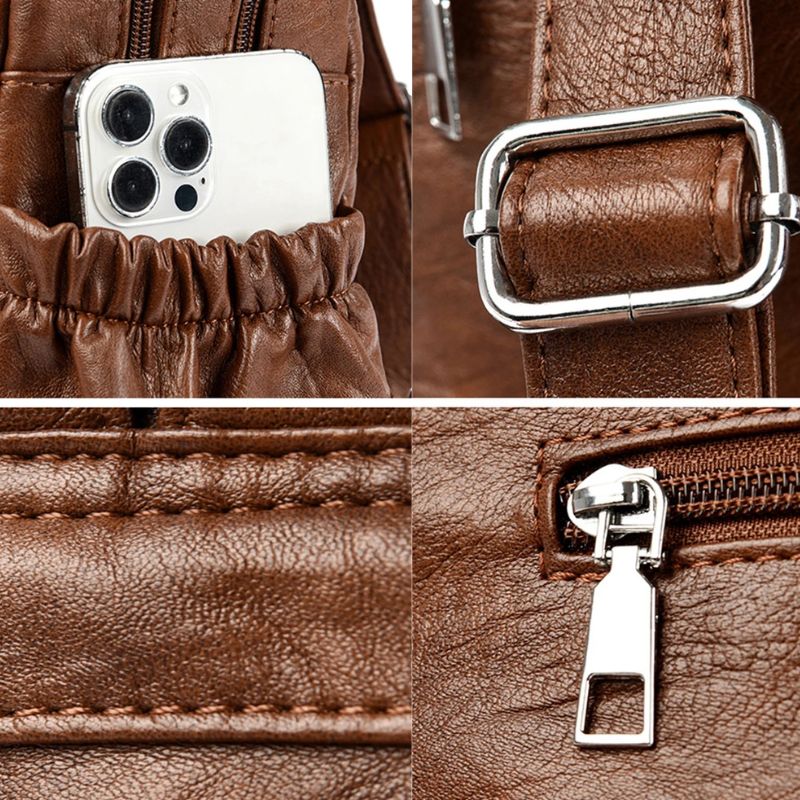 Mochila de Couro Feminina Malibu 5