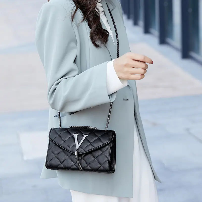 Bolsa De Couro Transversal Seraphina Veneza