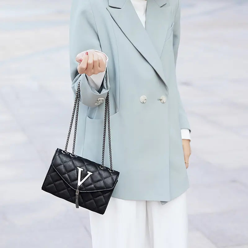 Bolsa De Couro Transversal Seraphina Veneza