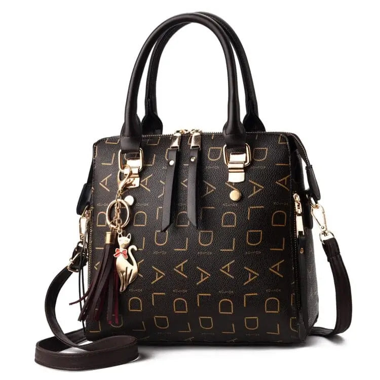 Bolsa de Couro Feminina - Glamour