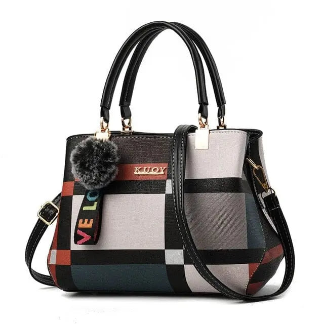 Bolsa de Couro Feminina - Luxo Diamond
