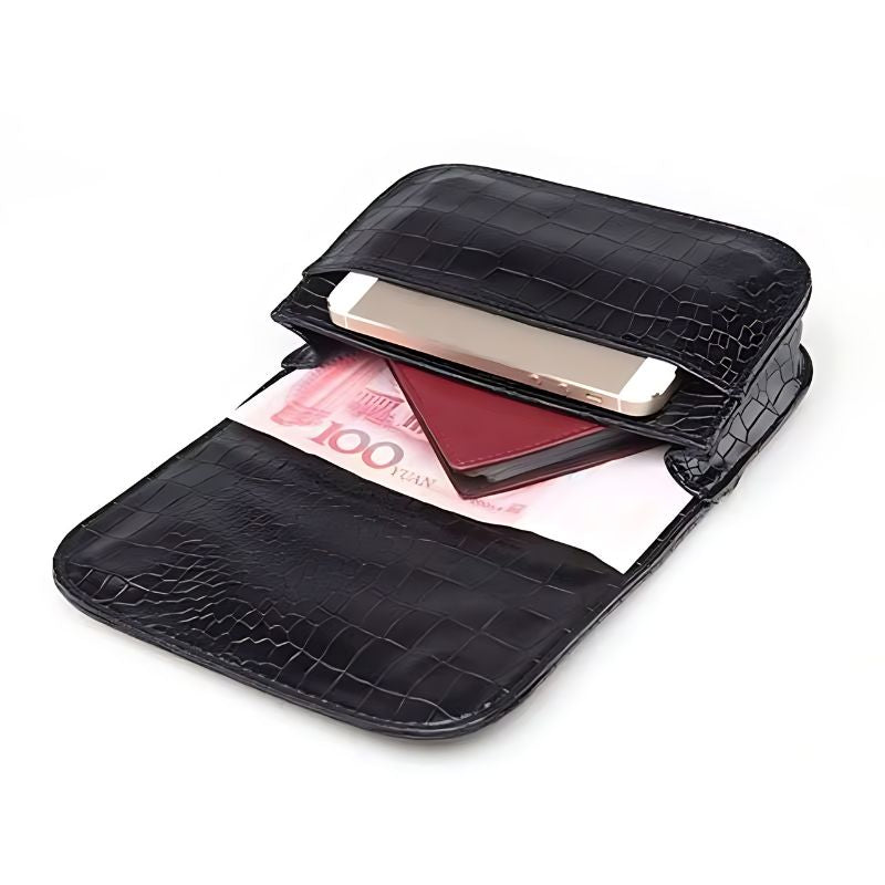 Cinto Pochete Feminino de Couro - Kroko 4
