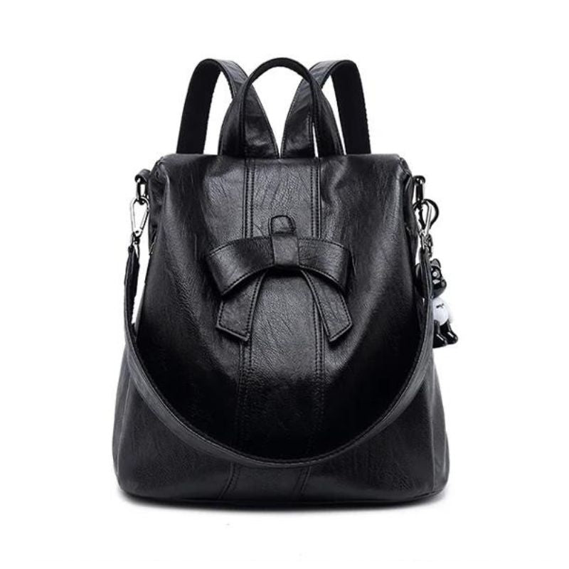 Mochila Feminina de Couro Anti-Furto - Ties 2