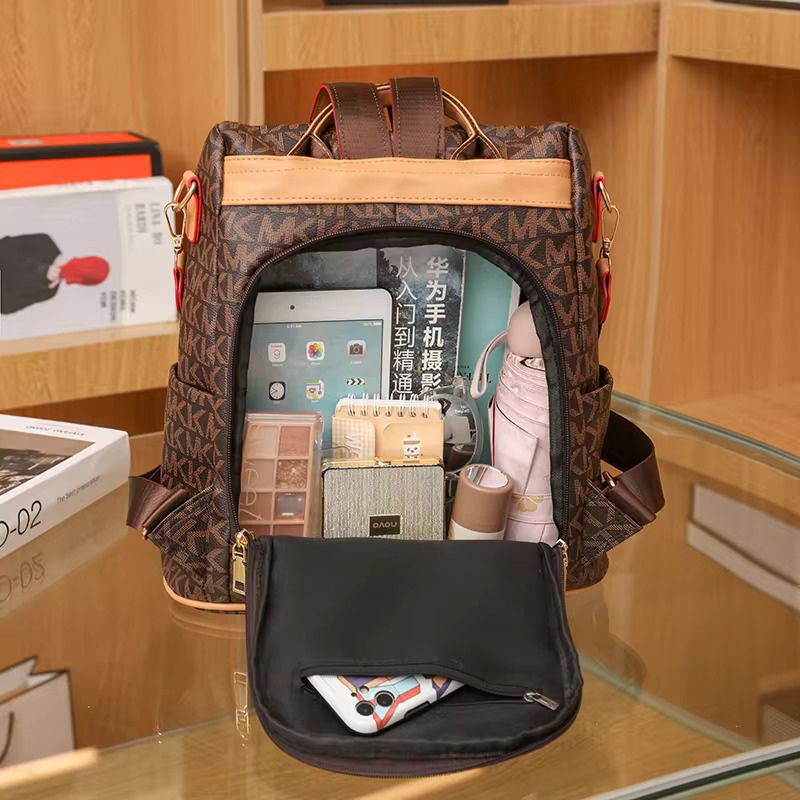 Mochila de Couro Feminina Anti-Furto - Diore 3
